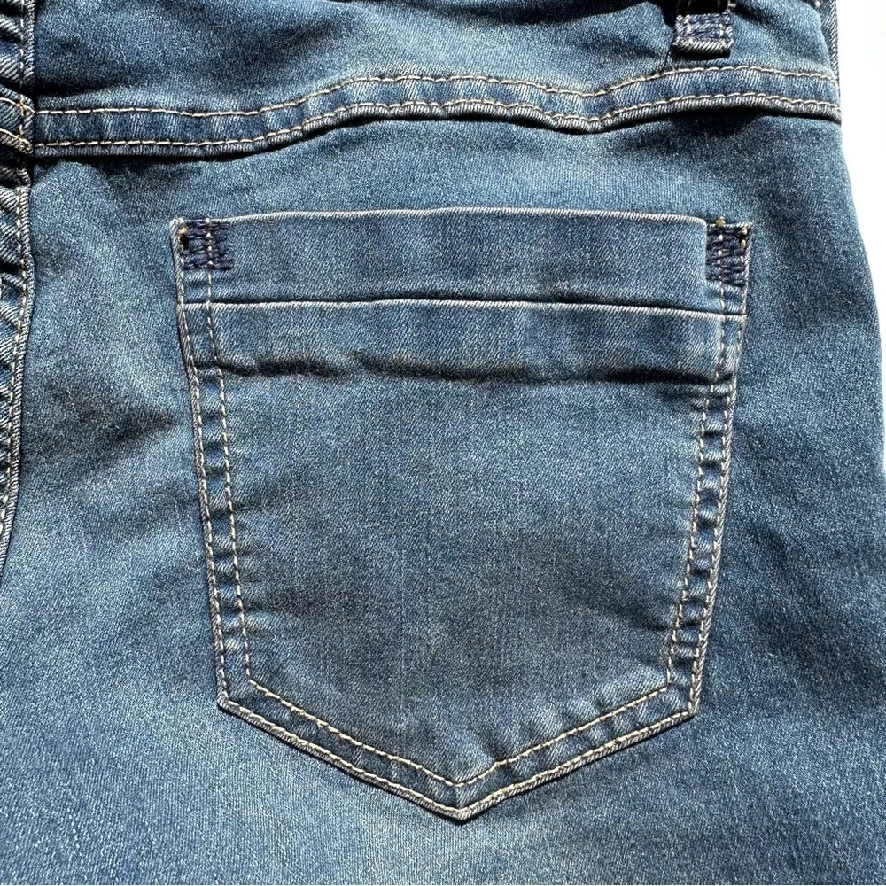 NWOT Free People Skinny Straight Leg Blue Denim Jeans - Picture 5 of 12
